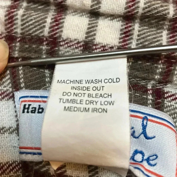 VTG Brown Plaid Men’s M Flannel Shirt Pearl Snap Western Yellowstone Gorpcore - Picture 3 of 6